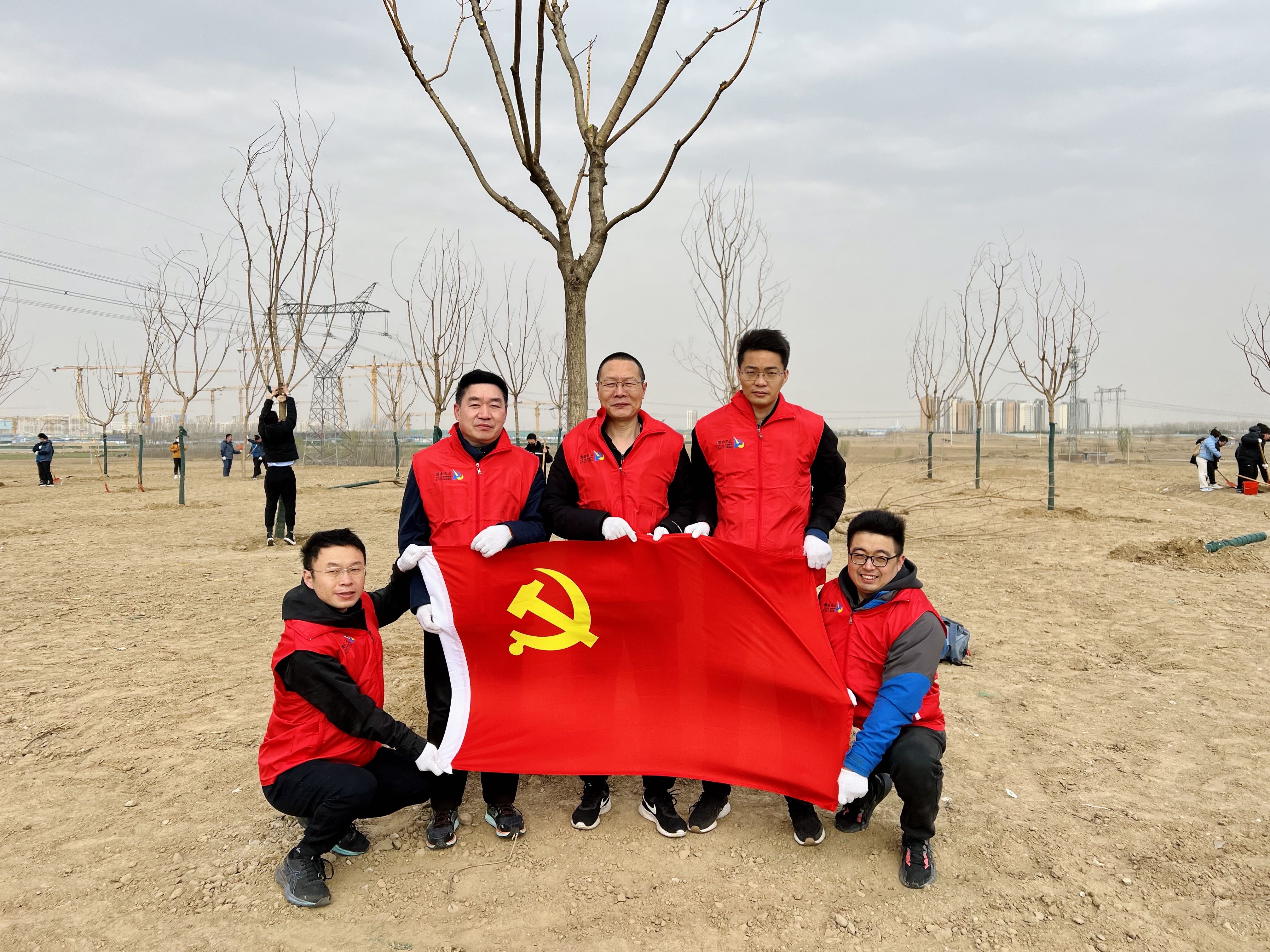 播種一抹綠 守護母親河‖金衢設計咨詢(xún)集團參加2023年建設集團職工春季植樹(shù)活動(dòng)